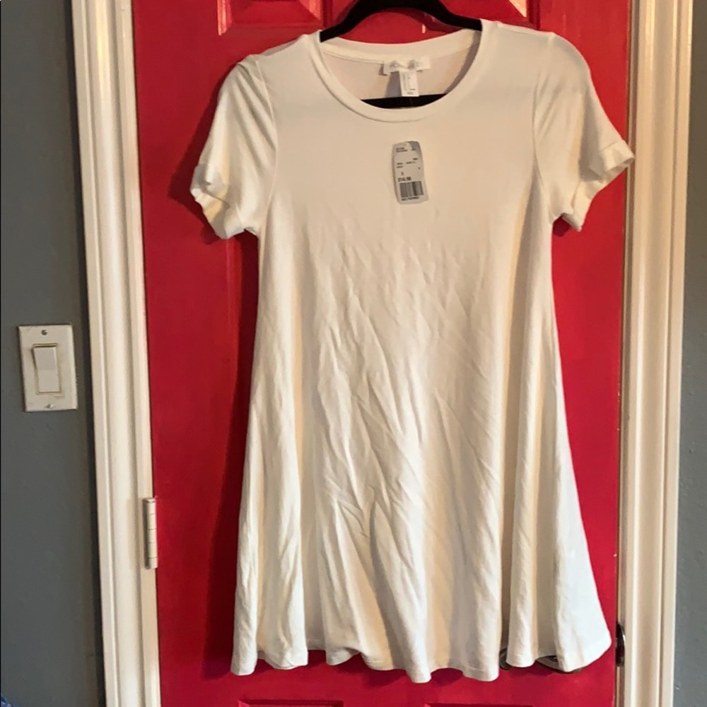 Forever 21 White T Shirt Dress